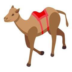 Camel icon. Isometric of Camel vector icon for web design isolated on white background