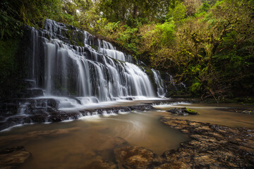 Obraz premium Purakanui Falls, Catlins, Otago, New Zealand