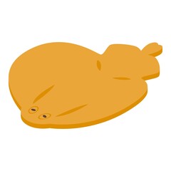 Life stingray icon. Isometric of Life stingray vector icon for web design isolated on white background