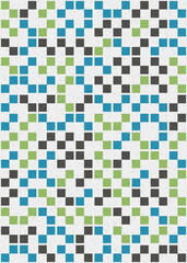 Abstract Geometric Pattern generative computational art illustration