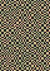 Fototapeta premium Abstract Geometric Pattern generative computational art illustration