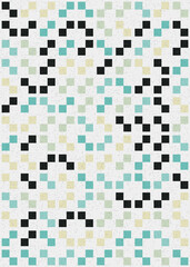 Abstract Geometric Pattern generative computational art illustration