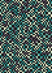 Abstract Geometric Pattern generative computational art illustration