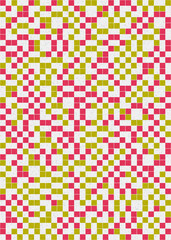 Abstract Geometric Pattern generative computational art illustration