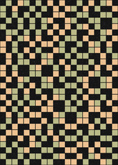 Abstract Geometric Pattern generative computational art illustration