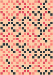 Abstract Geometric Pattern generative computational art illustration