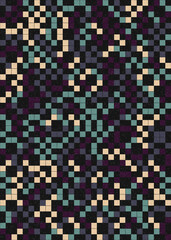 Abstract Geometric Pattern generative computational art illustration