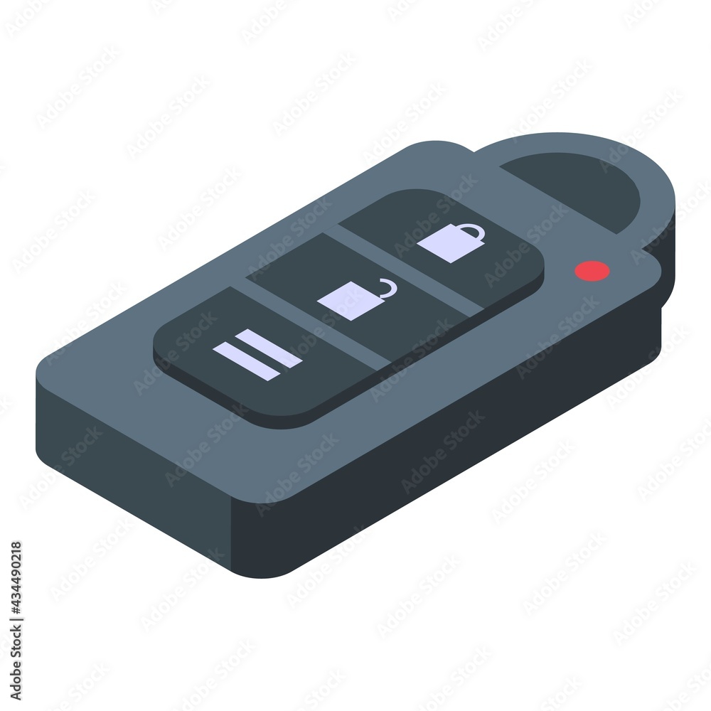 Aufkleber smart car key driver icon. isometric of smart car key driver vector icon for web design isolated on 