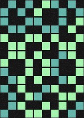 Abstract Geometric Pattern generative computational art illustration