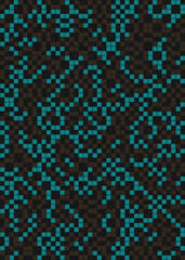 Abstract Geometric Pattern generative computational art illustration