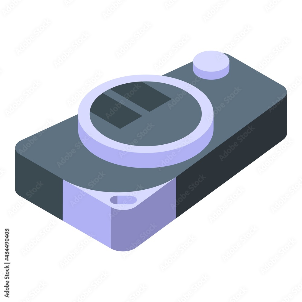 Aufkleber smart car key alert icon. isometric of smart car key alert vector icon for web design isolated on wh