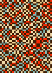 Abstract Geometric Pattern generative computational art illustration