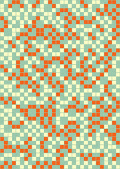 Abstract Geometric Pattern generative computational art illustration