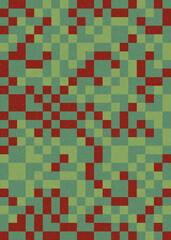 Abstract Geometric Pattern generative computational art illustration