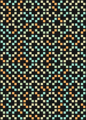 Abstract Geometric Pattern generative computational art illustration
