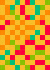 Abstract Geometric Pattern generative computational art illustration