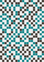 Fototapeta premium Abstract Geometric Pattern generative computational art illustration