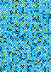 Abstract Geometric Pattern generative computational art illustration
