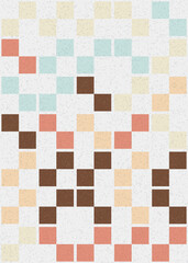 Abstract Geometric Pattern generative computational art illustration