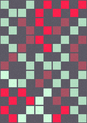 Abstract Geometric Pattern generative computational art illustration