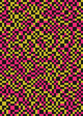 Obraz premium Abstract Geometric Pattern generative computational art illustration