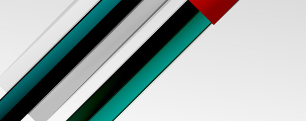 Multicolored lines background. Design template for business or technology presentations, internet posters or web brochure covers