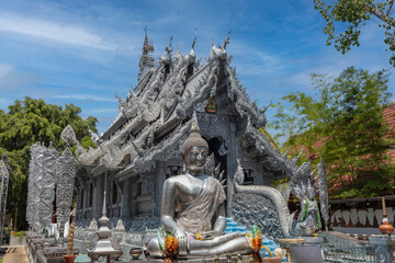 A silver temple in Chiang mai, Thailand