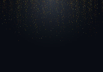 Vector gold glitter dust texture. Twinkling glitter.