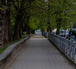 sidewalk in Russia 