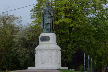 Obraz premium city statue 