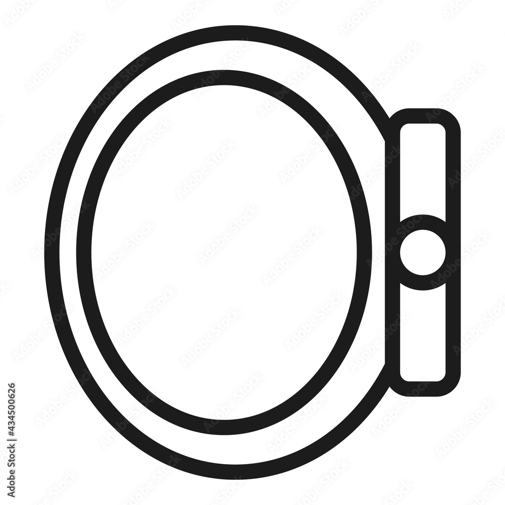 Poster health tracker icon. outline health tracker vector icon for web design isolated on white background