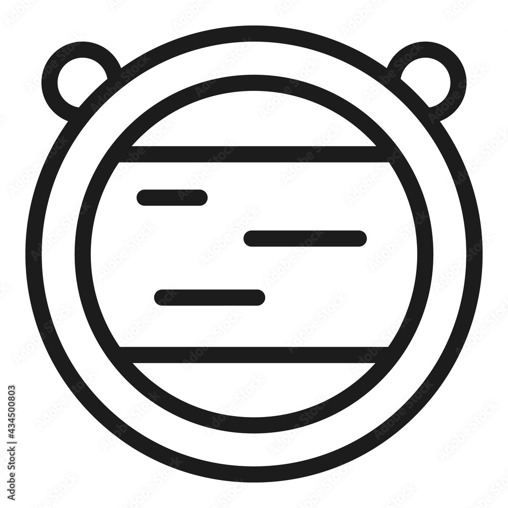 Poster control tracker icon. outline control tracker vector icon for web design isolated on white backgroun