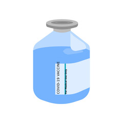 Individual COVID-19 Vaccine Bottle
