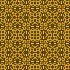 yellow sun mandala art seamless pattern floral creative design background vector illustration