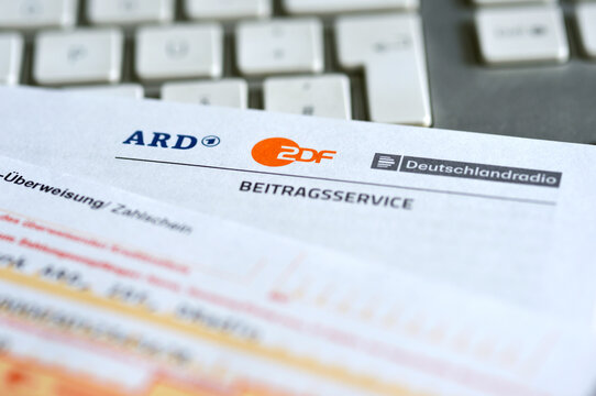 Bank transfer form for german broadcast companys ard and zdf (Beitragsservice Zahlschein)