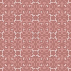 pink pastel mandala art seamless pattern floral creative design background vector illustration