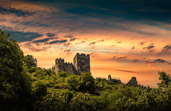 Hinterhaus castle on the Danube river near town of Spitz. Wachau. Austria.