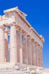 Obraz premium example of perfect proportions and eternal style ionic columns