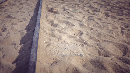 sand background on the beach. summer vacation beach background. sand.