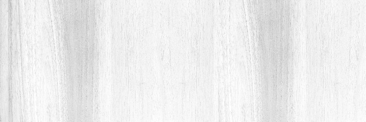 Panorama of White vintage wooden table top pattern texture and seamless background