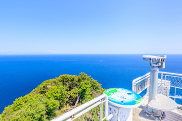 Obraz premium 鶴御埼 九州最東端の地 大分県佐伯市 Tsurumisaki The easternmost land of Kyushu Ooita-ken Saiki city