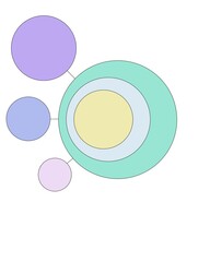 abstract circles for infographics 