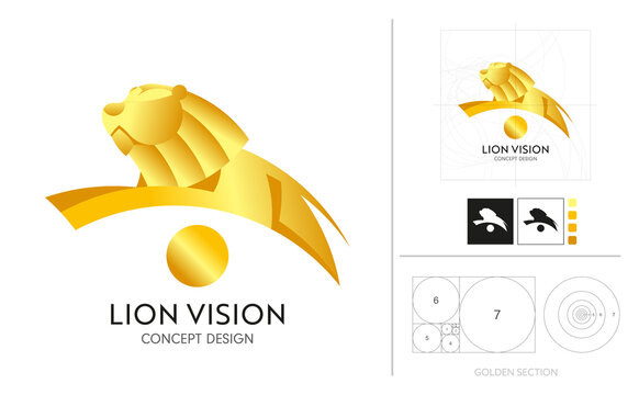 Logo concept design for organizations or brand with progressive vision are the leaders of various business competitions. People with strong and progressive ideas are similar to lion.