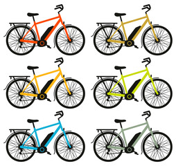 Fototapeta premium VTT e-bike homme planche 3