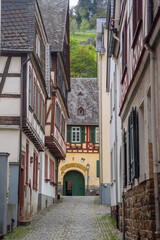Fototapeta na wymiar The Rhine Valley town of Bacharach, a World Heritage Site