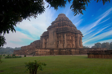 The Sun Temple which was built in the 13th century and designed as a gigantic chariot of the Sun God