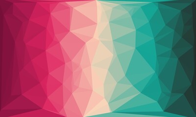 Obraz premium colored geometric background with bright mosaic design