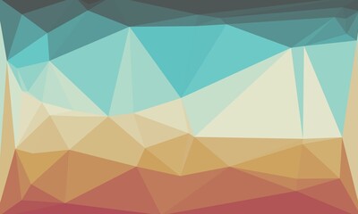 pastel and colored polygonal background