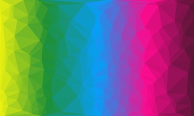 Fototapeta premium Abstract background with bright poly pattern