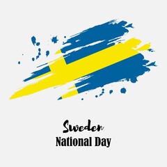 vector illustration  for Sweden national day